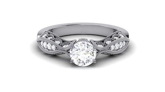 solitario Boda compromiso anillo nupcial anillos joyería joya oro banda plata brillante diamante imprimible libra esterlina platino brazalete 3d print model - Mito3D