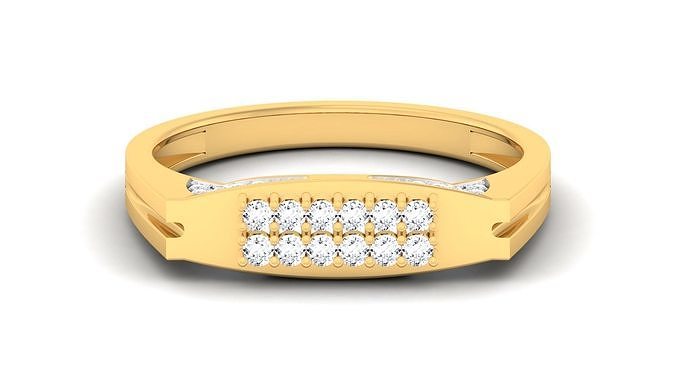 Solitär Hochzeit Engagement Ringe Ring Diamant Verlobungsring Schmuck Hochzeitsring Gold Frauenring 3D print model - Mito3D
