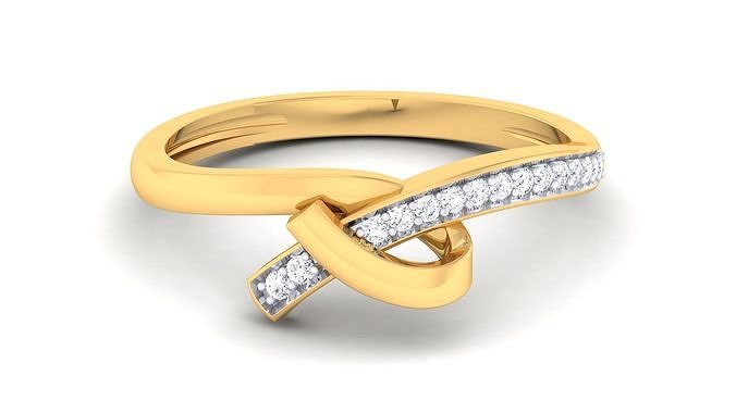 solitario Boda compromiso anillos anillo diamante joyería joya bodas oro mujer 3D print model - Mito3D