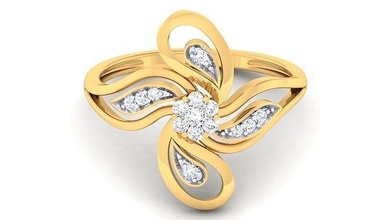 solitaire mariage engagement anneaux bague diamant fiançailles bijoux Alliance or femme femmes promettre 3d print model - Mito3D