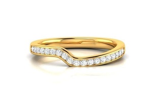 Solitaire düğün nişan KADIN grup yüzük yüzükler takı altın mücevher gümüş parlak elmas yazdırılabilir sterlin platin 3d print model - Mito3D