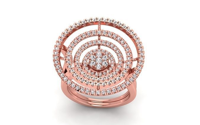 solitario nozze Fidanzamento donne nuziale squillare gioielleria gruppo musicale womenring diamante anelli massa collezione stampabile 3D print model - Mito3D