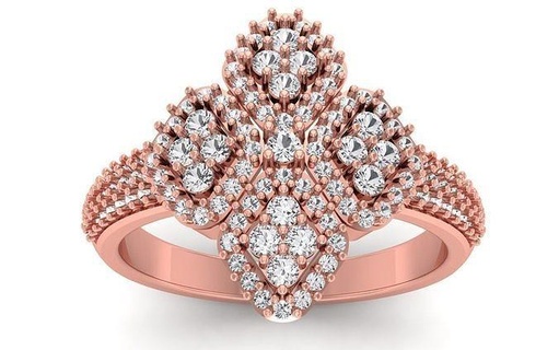 solitaire mariage engagement femmes mariée anneaux bijoux bague bande femme diamant masse collection imprimable 3d print model - Mito3D