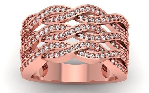solitaire mariage engagement femmes bande anneaux bijoux bague femme diamant masse collection imprimable 3d print model - Mito3D