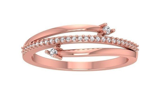 solitário Casamento noivado mulheres luz peso desviar argolas joalheria anel banda feminino diamante massa coleção imprimível 3d print model - Mito3D