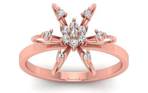 solitario nozze Fidanzamento donne luce peso anelli gioielleria squillare gruppo musicale womenring diamante massa collezione stampabile 3d print model - Mito3D