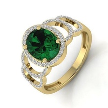 solitario Boda compromiso mujer anillo joyería joya banda precioso oro imprimible diamante Moda anillos abultar colección 3d print model - Mito3D