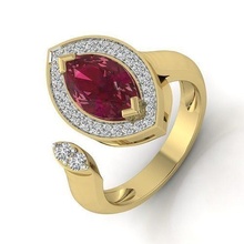 solitario Boda compromiso mujer anillo joyería joya banda oro diamante Moda anillos abultar colección 3d print model - Mito3D
