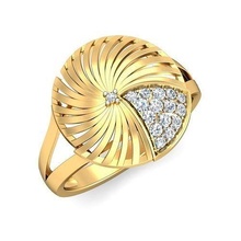 Solitär Hochzeit Engagement Frauen Ring Schmuck Band Frauenring Gold Diamant Mode Ringe Bulk Sammlung 3d print model - Mito3D