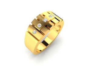 Solitär Hochzeit Engagement Frauen Ring Schmuck Band Frauenring wertvoll Gold druckbar Diamant Mode Ringe Bulk Sammlung 3d print model - Mito3D