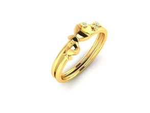 solitario boda compromiso mujer anillo joyería joya banda oro diamante moda anillos abultar colección 3d print model - Mito3D