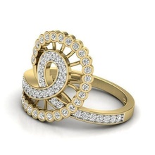 solitaire mariage engagement femmes bague anneaux gemme bijou bijoux imprimable diamant argent or sterling blanc brillant platine us taille 3d print model - Mito3D