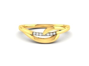 Solitaire düğün nişan KADIN yüzük yüzükler sterlin yazdırılabilir elmas platin parlak takı mücevher gümüş narin altın beyaz kalp 3d print model - Mito3D