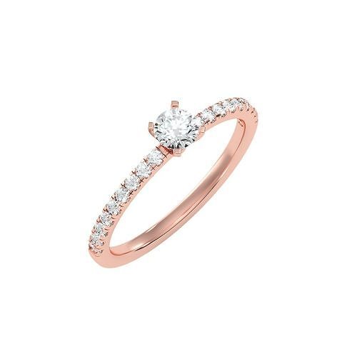 solitario nozze fidanzamento donne squillare 3dm render gioielleria gruppo musicale womenring prezioso oro stampabile diamante moda anelli massa collezione 3D print model - Mito3D