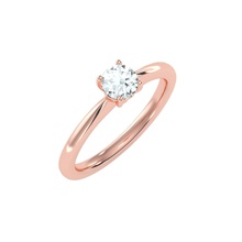 solitario boda compromiso mujer anillo 3dm joyería joya banda oro diamante aureola anillos abultar colección 3d print model - Mito3D