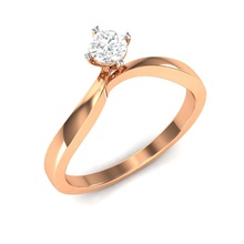 Solitär Hochzeit Engagement Frauen Ring 3dm Schmuck Band Frauenring wertvoll Gold druckbar Diamant Mode Ringe Bulk Sammlung 3d print model - Mito3D