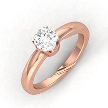 solitario nozze Fidanzamento donne squillare 3dm render gioielleria gruppo musicale womenring prezioso oro stampabile diamante moda anelli massa collezione 3d print model - Mito3D