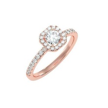 solitário Casamento noivado mulheres anel 3dm render joalheria banda feminino ouro diamante moda argolas massa coleção 3d print model - Mito3D