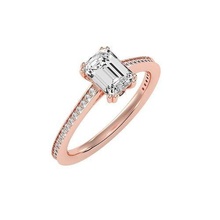 solitario nozze fidanzamento donne squillare 3dm render gioielleria gruppo musicale womenring prezioso oro stampabile diamante moda anelli massa collezione 3d print model - Mito3D