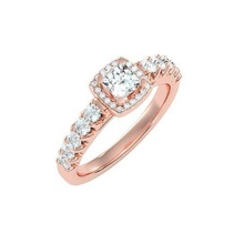 solitario nozze Fidanzamento donne squillare 3dm render gioielleria gruppo musicale womenring oro diamante moda anelli massa collezione 3d print model - Mito3D