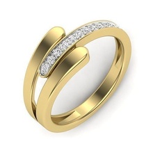 solitär hochzeit engagement frauen ring 3dm schmuck kanada brillant versprechen druckbar diamant mode gitter mossonait gold 5mm stein ringe 3d print model - Mito3D