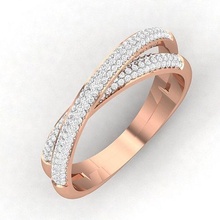 solitario boda compromiso mujer anillo 3dm joyería joya banda precioso oro imprimible diamante moda anillos abultar colección 3d print model - Mito3D