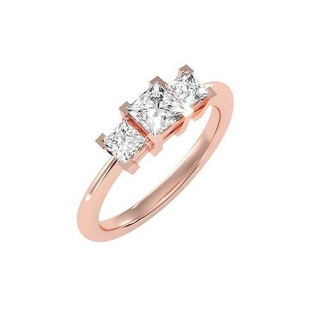 solitario Boda compromiso mujer anillo 3dm detalle joyería joya banda precioso oro imprimible diamante Moda anillos abultar colección 3d print model - Mito3D