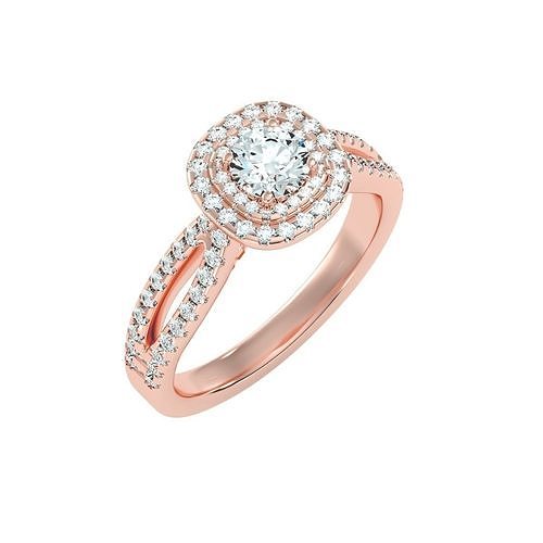 solitario nozze Fidanzamento donne squillare 3dm render dettaglio gioielleria gruppo musicale womenring oro diamante moda anelli massa collezione 3D print model - Mito3D