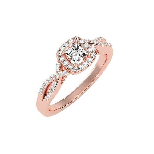 solitaire wedding engagement women ring 3dm render detail jewelry band womenring gold diamond fashion rings bulk collection dimaond 3D print model - Mito3D