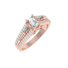 solitario nozze Fidanzamento donne squillare 3dm stl render gioielleria gruppo musicale womenring oro diamante alone anelli massa collezione 3d print model - Mito3D