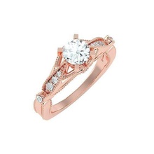 solitaire wedding engagement women ring 3dm stl render jewelry band womenring gold diamond halo rings bulk collection dimaond 3d print model - Mito3D