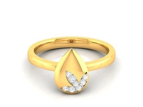 solitario Boda anillo corazón joyería joya Moda compromiso delicado diamante brillante mujer 4claw corazones Estados Unidos Canadá Europa Israel unido uk anillos 3d print model - Mito3D