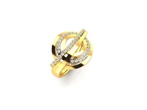 solitario boda anillo oro joyería joya plata imprimible diamante compromiso brillante fasion belleza angelahuble anillos libra esterlina vestir rubí 3d print model - Mito3D