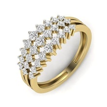 solitario boda anillo compromiso diamante joyería joya moda libra esterlina belleza platino brillante impresión oro anillos 3d print model - Mito3D
