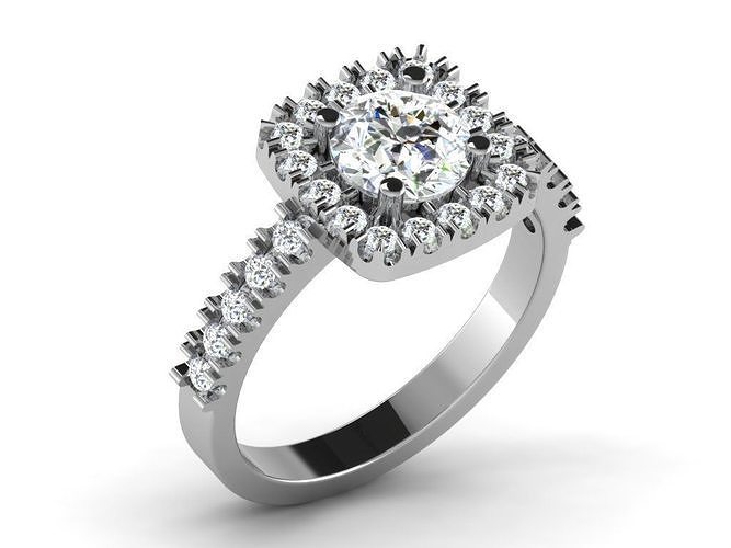 solitario Boda anillo 3dm stl obj fbx detalles joya joyería imprimible platino diamante plata anillos compromiso oro libra esterlina brillante precioso 3D print model - Mito3D