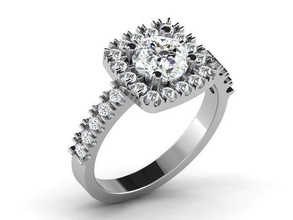 solitario nozze squillare 3dm stl obj fbx render dettagli gemma gioielleria stampabile platino diamante argento anelli Fidanzamento gioiello oro sterlina brillante prezioso 3d print model - Mito3D