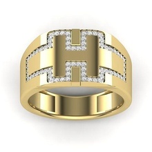 solitario boda anillo 3dm stl 3d impresión modelo joyería joya banda mujer precioso oro imprimible diamante moda anillos abultar colección compromiso 3d print model - Mito3D