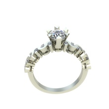 solitario anello di nozze gioielli solitairering weddingring solitairewedding fidanzamento engagementring diamondring lusso gioiello gemma oro anelli 3d print model - Mito3D