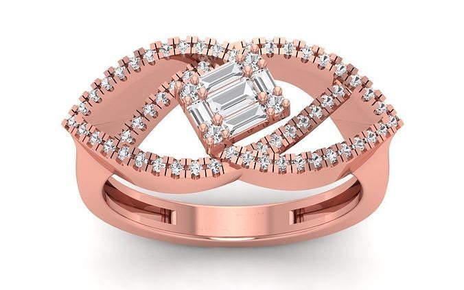 solitario nozze donne squillare gioielleria gruppo musicale womenring diamante anelli massa collezione Fidanzamento stampabile 3D print model - Mito3D