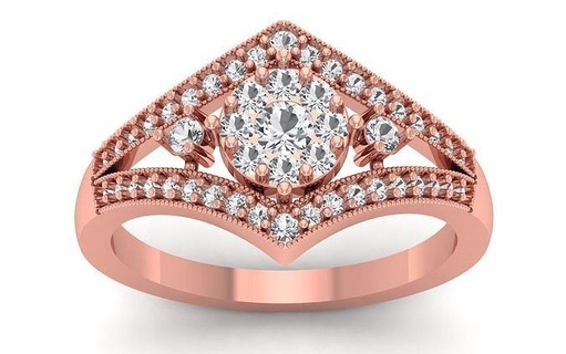 solitário Casamento mulheres argolas joalheria anel banda feminino diamante massa coleção noivado imprimível 3d print model - Mito3D