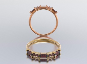 solitario mujer anillo boda amor joyería joya lujo romance plata blanco diamante brillante moda oro plano anillos libra esterlina 3d print model - Mito3D