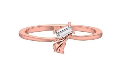 solitario donne curva gruppo musicale squillare gioielleria platino Fidanzamento nuziale anello stampabile prezioso anelli diamante oro nozze moda 3d print model - Mito3D