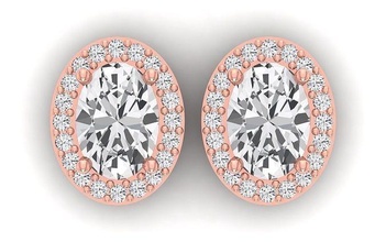 solitario donne perno diamante orecchino mobius orecchini 3dmodel 3dearrings 3d canada diamanti italia argento pietre cad sterlina gioiello unico squillare gioielleria 3d print model - Mito3D