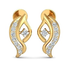 solitaire women diamond earring 3dm stl obj fbx render details jewelry silver heart jewel ring fashion cad gem valentine printable gift gold earrings sterling engagem bracelet 3d print model - Mito3D