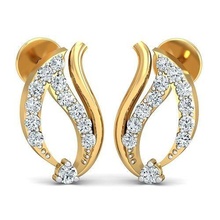 solitaire women diamond earring 3dm stl obj fbx render details jewelry silver heart jewel ring fashion cad gem valentine printable gift gold earrings sterling engagem 3d print model - Mito3D