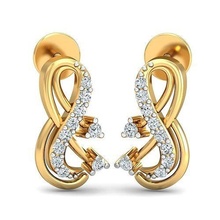 solitaire women diamond earring 3dm stl obj fbx render details jewelry silver heart jewel ring cad gem valentine printable gift gold earrings sterling fashion engagem bracelet solitair 3d print model - Mito3D