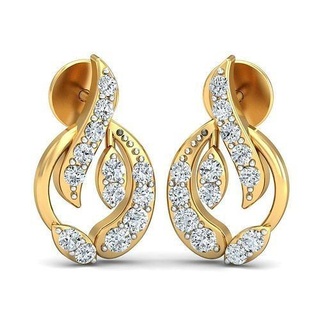 solitaire women diamond earring 3dm stl obj fbx render details jewelry earrings hoop 3d printable usa canada mexico israel cad delicate shining gold precious silver united 3d print model - Mito3D