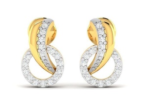 Solitär Frauen Ohrring Schmuck Silber druckbar Gold Ring Juwel Engagement Platin Diamant Mode Schönheit engagem Ohrringe Armband Ringe 3d print model - Mito3D