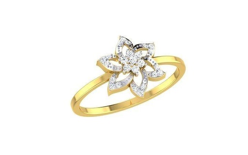 solitario mujer compromiso banda anillo eternidad precioso boda aniversario nupcial promesa enamorado joyería joya oro diamante anillos moda 3d print model - Mito3D