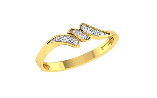 solitario mujer compromiso derivación anillos libra esterlina imprimible diamante anillo platino brillante Boda joya joyería plata delicado ligero oro blanco 3d print model - Mito3D